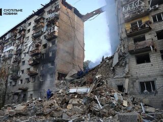 наслідки ракетно-дронового удару по Києву 17.06.2025