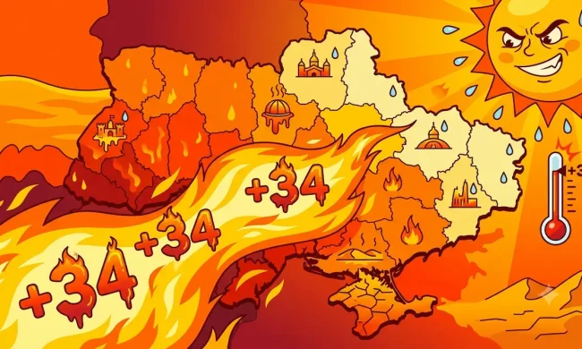 Жара в Украине 31 июля