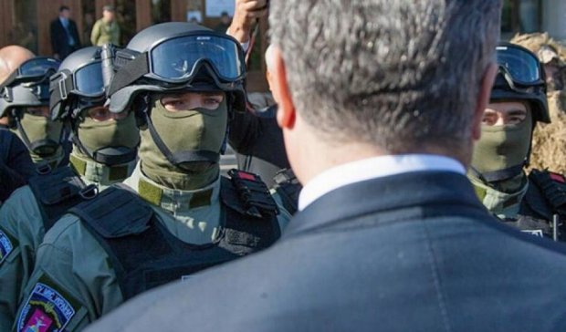 Саакашвили показал спецназ, который будет охранять порядок на выборах (фото)