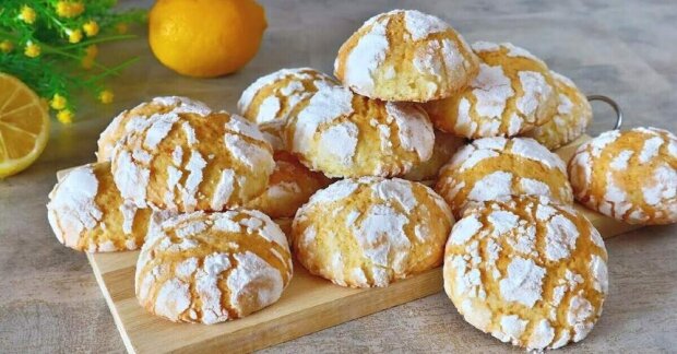 Мраморное лимонное печенье, фото sovkusom