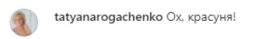 Скріншот з коментарів, instagram.com/olgasumska/