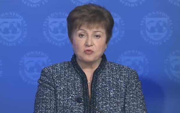 Директор МВФ Кристалина Георгиева, скриншот видео