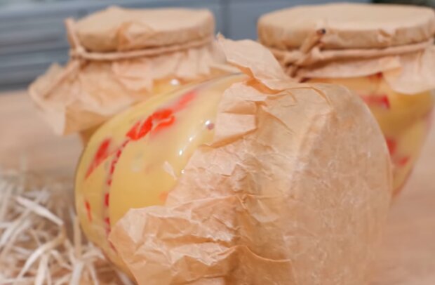 Сладкий перец с горчицей, кадр из видео