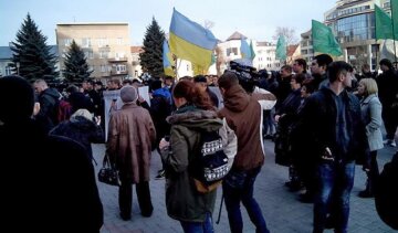  Освобождения Корбана требовали в Ивано-Франковске (фото)