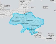 Стало известно, сколько Гондурасов поместится в Украине