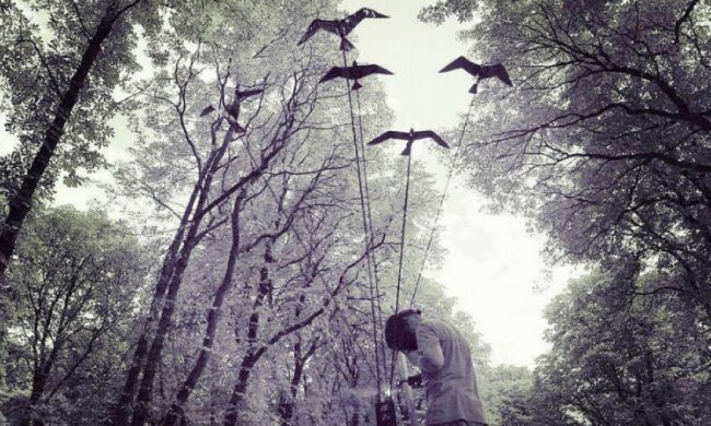 В київському парку проходить виставка арт-об'єктів зі сміття (фото)