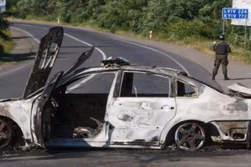 Опубликовано видео вчерашней бойни в Мукачево  