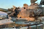 Розбиті танки рф. Фото: скриншот Facebook