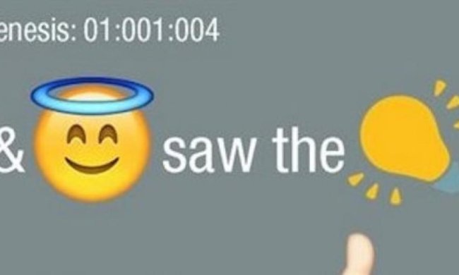 Аноним перевел Библию на язык смайлов и сленга