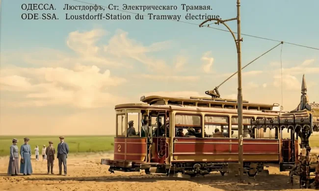 Первый трамвай в Люстдорф, 1907 год