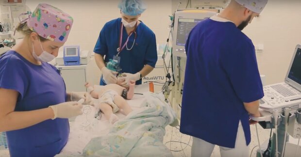 детская больница, скриншот из видео