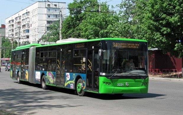 В харьковском троллейбусе появился "предвестник смерти": горожане опешили, - зловещие кадры