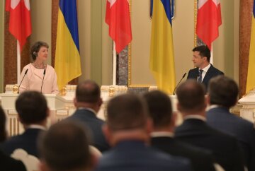 Візит президентки Швейцарії Симонетти Зоммаруги в Україну, фото: president.gov.ua