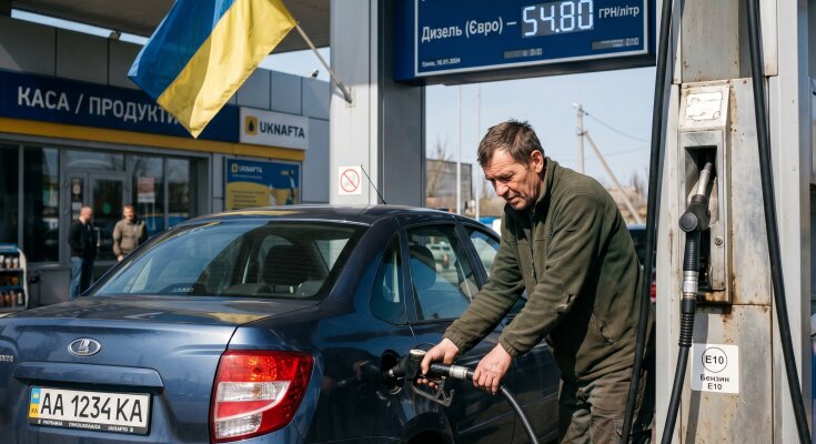АЗС бензин Е10 заправка пальне
