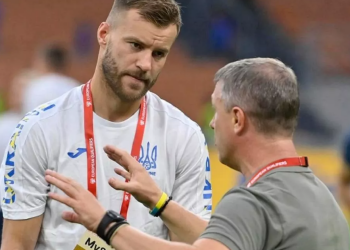 Андрій Ярмоленко та Сергій Ребров, фото: УАФ