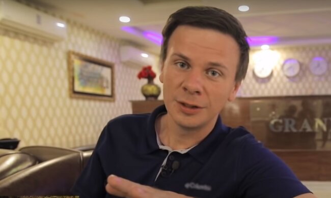 Дмитро Комаров, скріншот з відео
