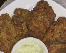 Рублені котлети з кабачка та печінки: фото скрін рецепту