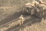 Побег оккупанта, скриншот: X