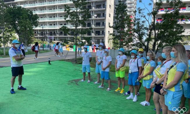 украинские спортсмены, фото: НОК Украины / Фейсбук