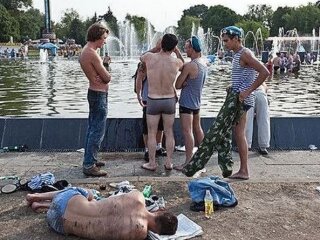 Святкування дня вдв в рф. Фото: скриншот Telegram