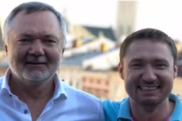 Зіновій Козицький та його син Максим Козицький
