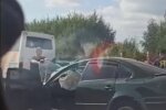 Выехал на встречную: под Киевом погиб молодой полицейский, дочь осталась без отца