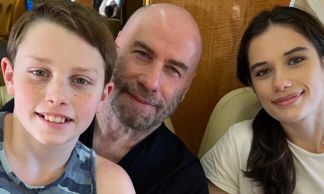 Джон Траволта з дітьми, фото: johntravolta/Instagram