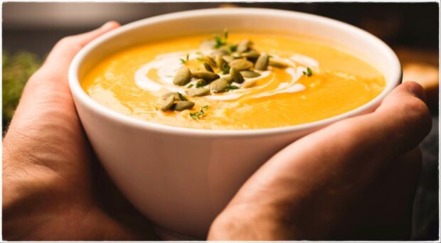 Гарбузовий суп, фото gastronom