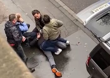 ДТП в Німеччині, скріншот з відео