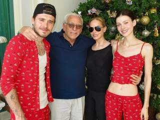 Бруклин Бекхэм с семьей Никогда Пельтц, фото из соцсетей