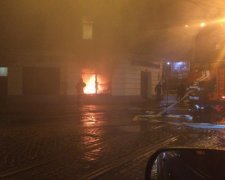 Два російські банки згоріли у Львові (фото)