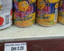 Український напій зустріли в африканському магазині