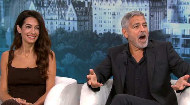Амаль та Джордж Клуні, кадр з CBS Mornings