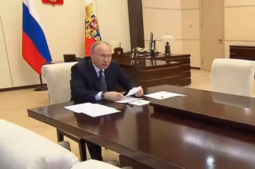 Путін, скріншот: YouTube