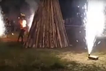 Вибух бензину на Івана Купала, скріншот: Youtube