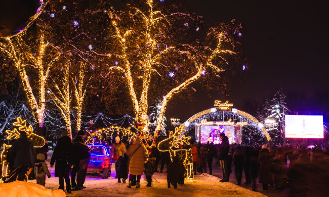 Новогодняя ночь, фото: brovary.net.ua