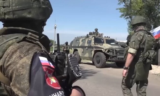 Російські окупанти, фото: скріншот із відео