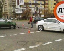 У столиці зіткнулись Таврія та Hyundai (фото)