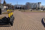 Електросамокати на вулицях міста