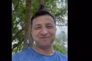 Владимир Зеленский, скриншот с видео Instagram