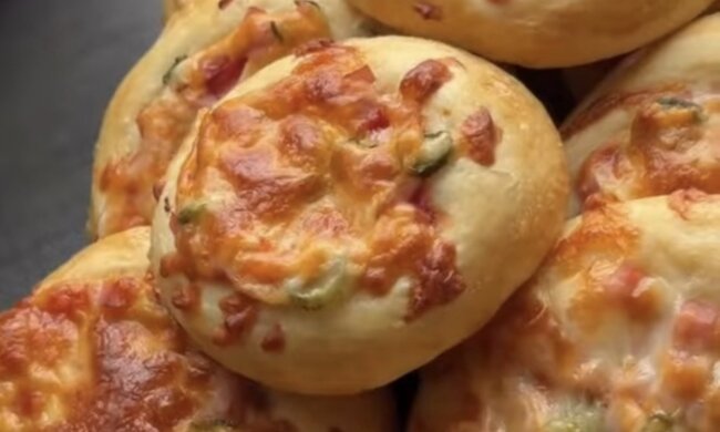 Школьная пицца: фото скрин рецепта