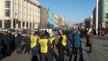 Протест профспілок на Майдані, фото Знай.uа