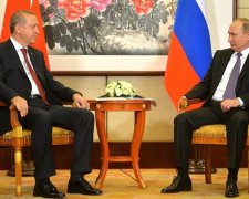 А йому все жарти: як Путін з Ердоганом зустрічався (відео)