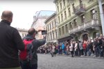 во Львове, скриншот из видео