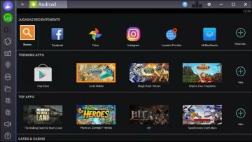 BlueStacks, Фото з сайту Softonic