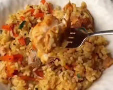 Плов у рукаві, кадр з відео