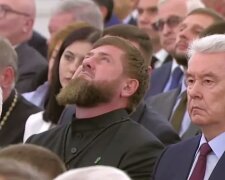 кадыров "плачет". Фото: скриншот с видео