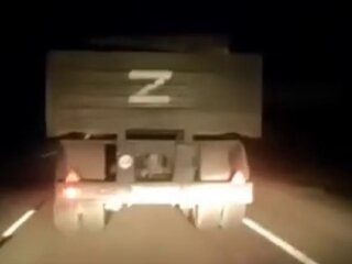 Техніка, що прямує у Крим. Фото: скриншот Telegram