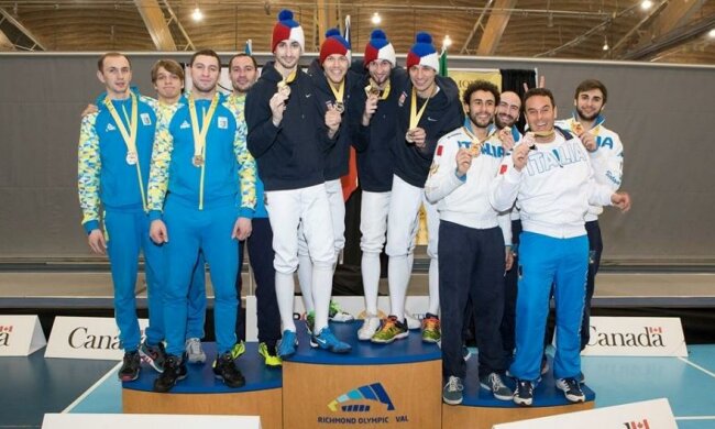 Украинские шпажисты взяли серебро этапа Кубка мира