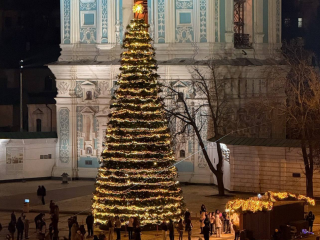 Главная елка страны-2026, Софиевская площадь, фото из соцсеткй